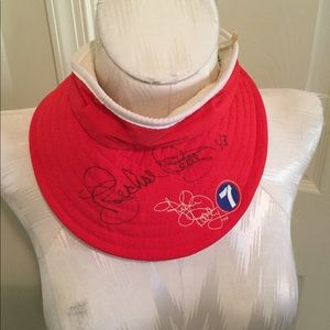 Richard Petty autographed visor, Victory Junction